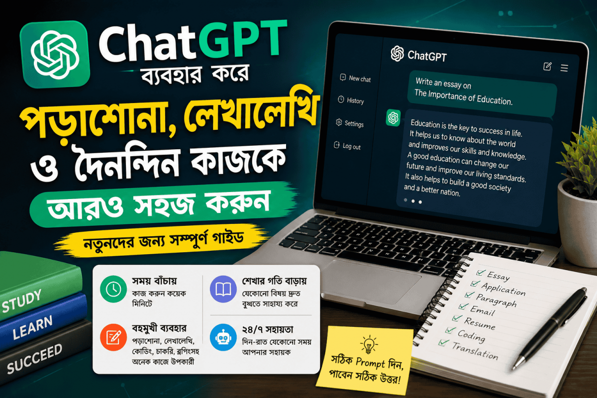 ChatGPT artificial intelligence chatbot helping students bloggers freelancers and professionals