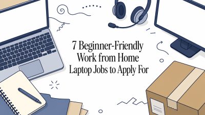 7 Beginner-Friendly Work from Home Laptop Jobs to Apply For