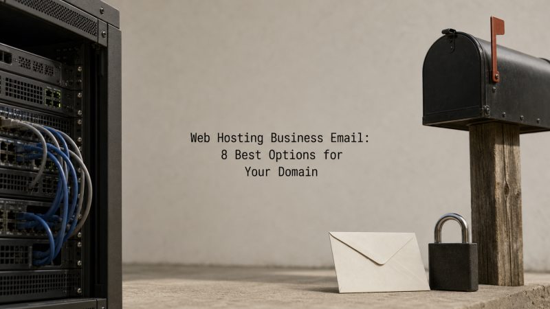 Web Hosting Business Email: 8 Best Options for Your Domain